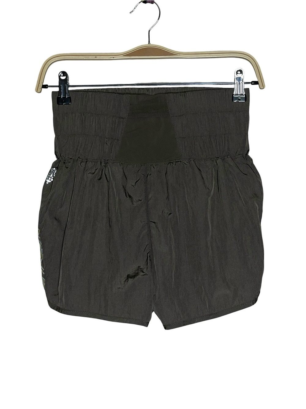 Free People Movement Size Small High Waisted Geometric Athletic Shorts - Picture 3 of 3